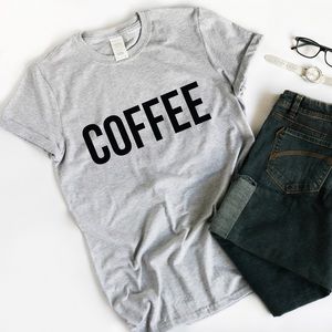 COFFEE Light Heather Gray T Shirt